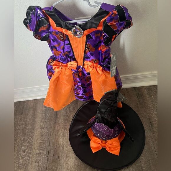 Minnie Mouse Witch‎ Costume and Hat-Size 3 - Picture 5 of 9
